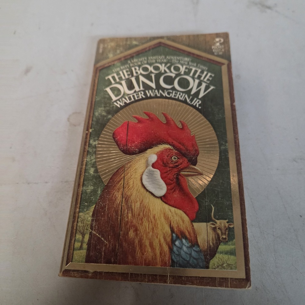 The Book of the Dun Cow Walter Wangerin Jr 1979 1st Pocket Books Print Fantasy